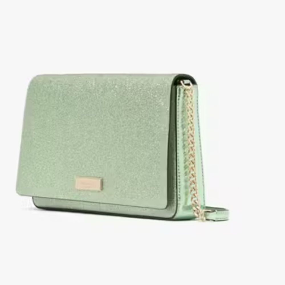 Kate Spade Kenzie Glitter Crossbody Clutch NWT - Picture 2 of 6